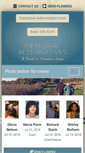 Mobile Screenshot of memorialalternatives.com